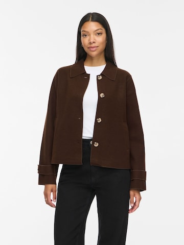 VILA Between-Season Jacket 'VIJuice' in Brown: front
