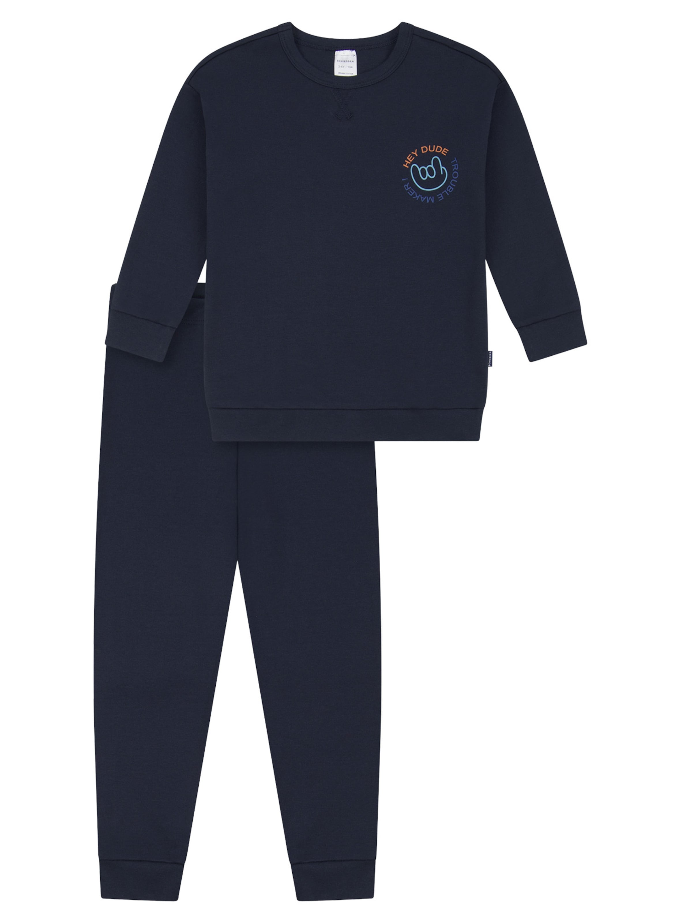 SCHIESSER Pajamas 'Kids Nightwear' in Blue: front