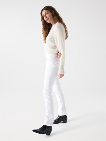 Coupe slim Jean 'Secret' Salsa Jeans en blanc
