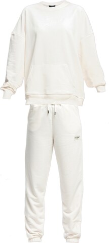 Tom Barron Sports Suit in White