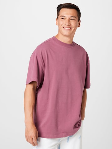 WEEKDAY Shirt 'Great' in Purple: front