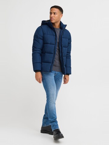 BLEND Winter jacket ' BHMZIPKE ' in Blue