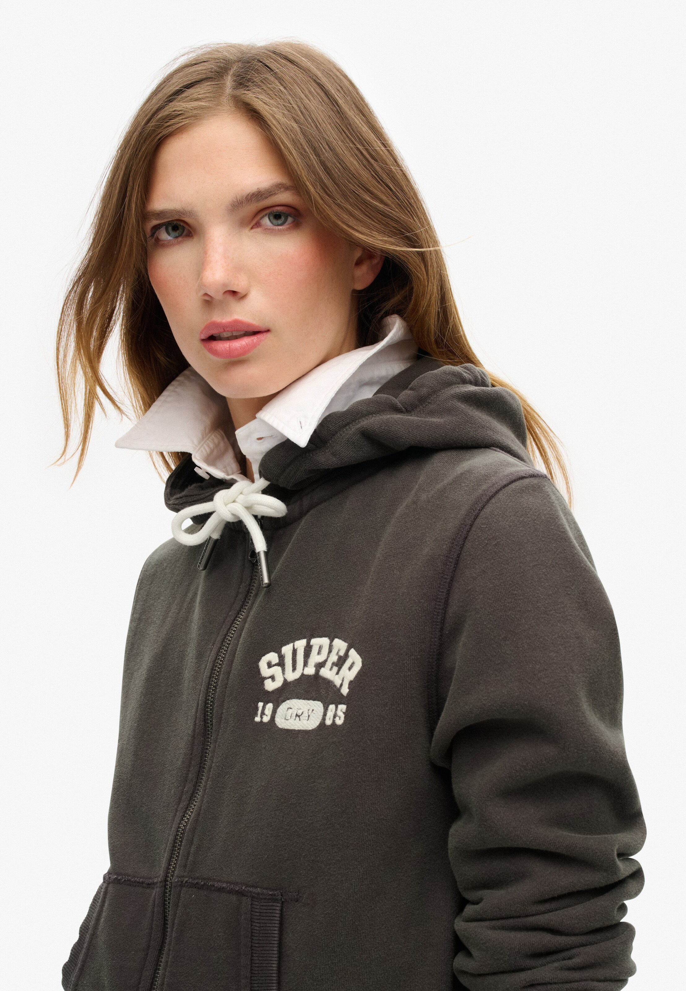 Superdry & Co Sweatvest in Zwart