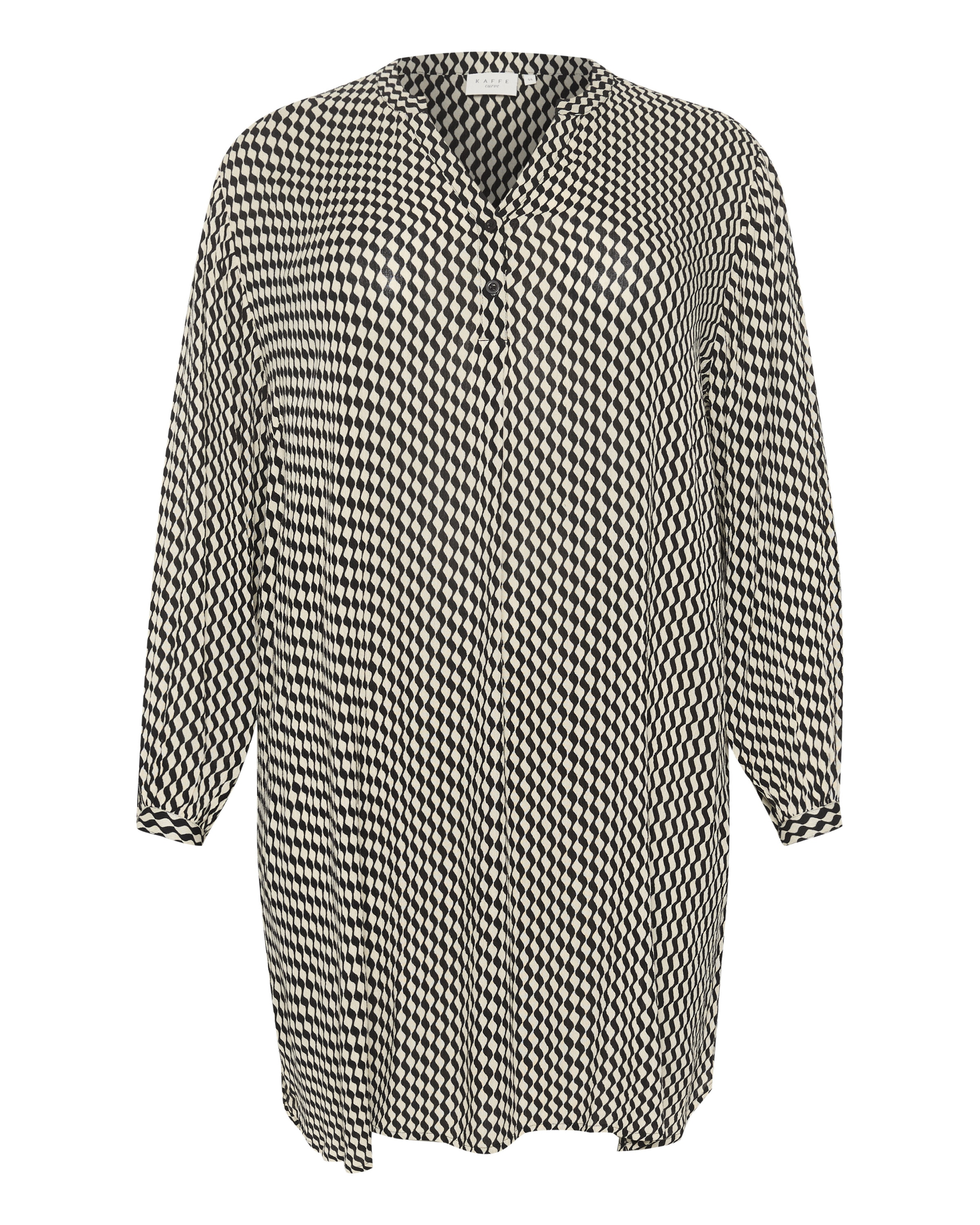 KAFFE CURVE Tunic 'Cami' in Black: front