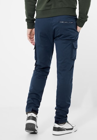 Street One MEN Tapered Cargohose in Blau