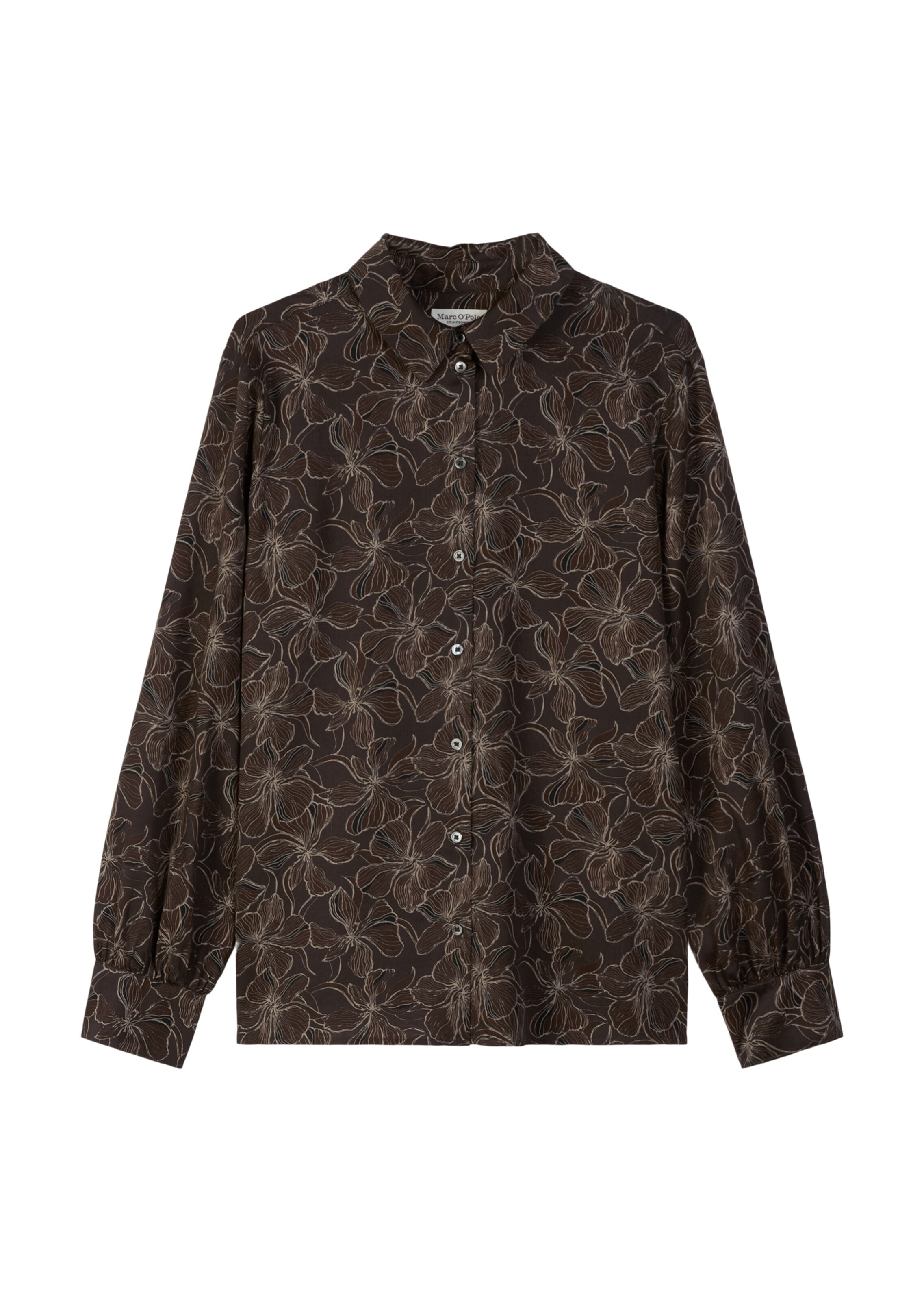 Marc O'Polo Blouse in Brown: front