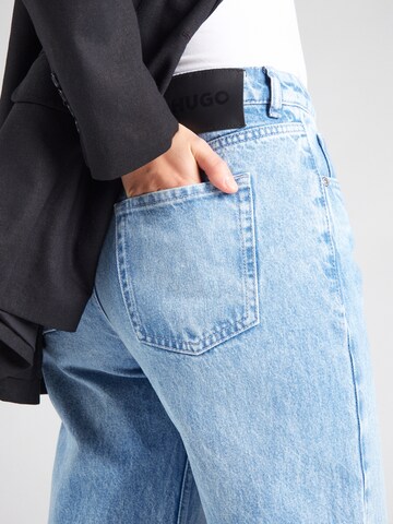 Wide leg Jeans di HUGO in blu