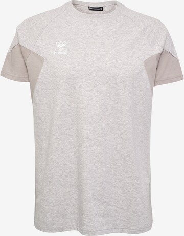 T-Shirt fonctionnel 'Travel' Hummel en gris : devant