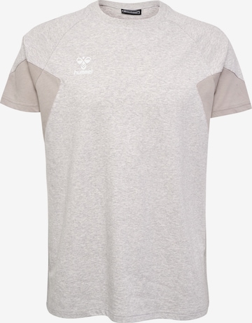 T-Shirt fonctionnel 'Travel' Hummel en gris : devant