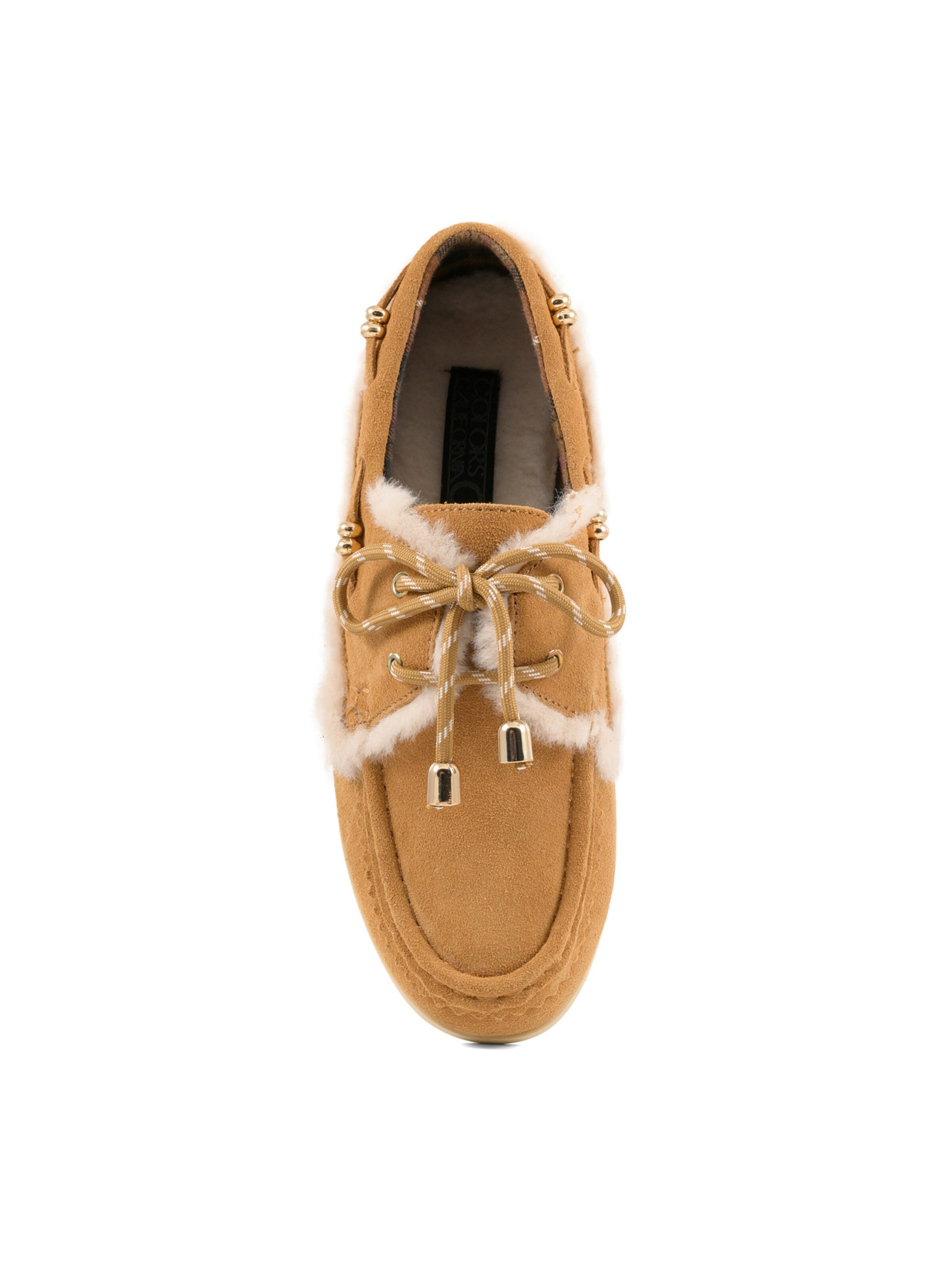 Mocassino di COLORS OF CALIFORNIA in beige: superiore