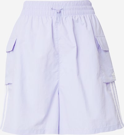 ADIDAS ORIGINALS Pantalon cargo '3S' en violet clair / blanc, Vue avec produit