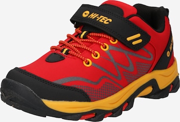 HI-TEC Lav sko 'Blackout' i rød: forside