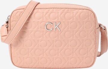 Calvin Klein Schoudertas in Roze: voorkant