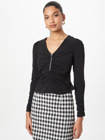 River Island Blouse in Zwart: voorkant