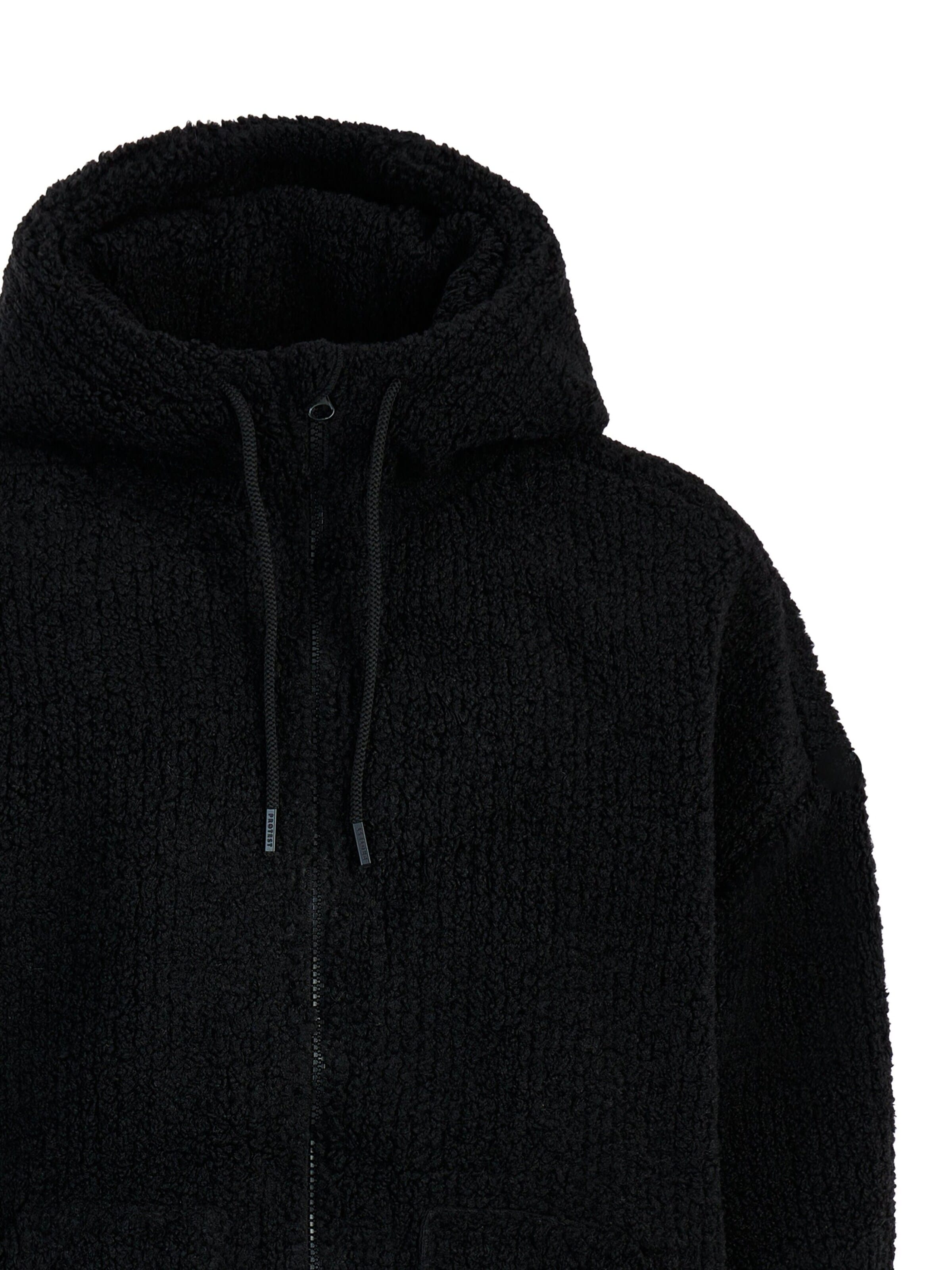 PROTEST Fleece Jacket 'PRTSophy' in Black