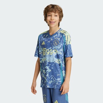 ADIDAS PERFORMANCE Functioneel shirt 'Ajax Amsterdam 24/25 Away' in Blauw: voorkant