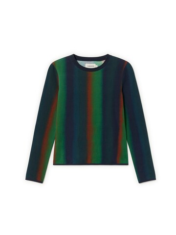 Tricou 'Brisa' de la Thinking MU pe verde: față