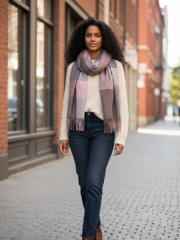 Kumixi Scarf 'Fransen' in Pink