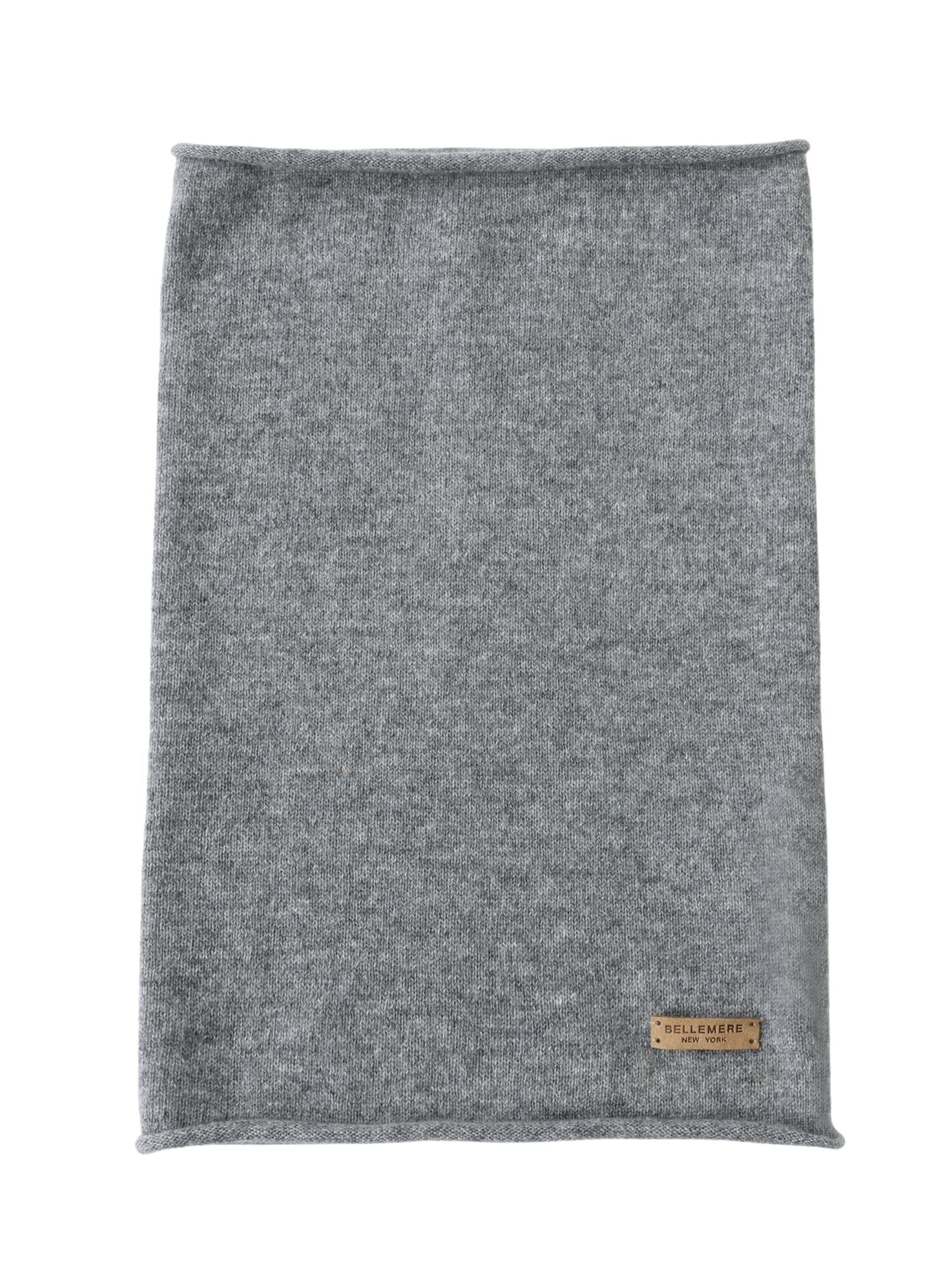 BELLEMERE NEW YORK Scarf 'Multifunktionaler Kaschmir-Nackenwärmer 3-in-1' in Grey: front