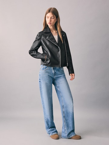 Veste mi-saison MANGO TEEN en noir