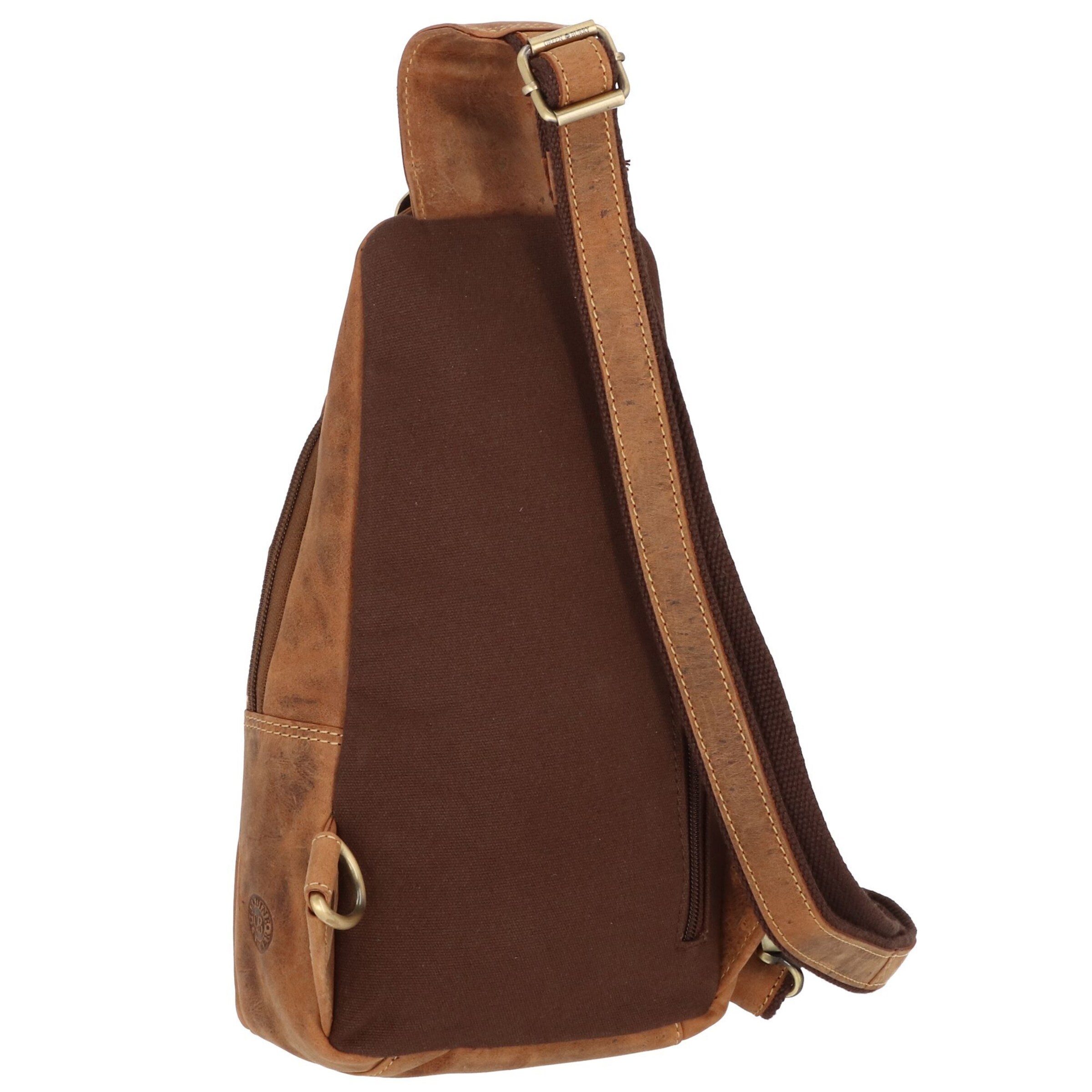 GREENBURRY Schoudertas in Bruin