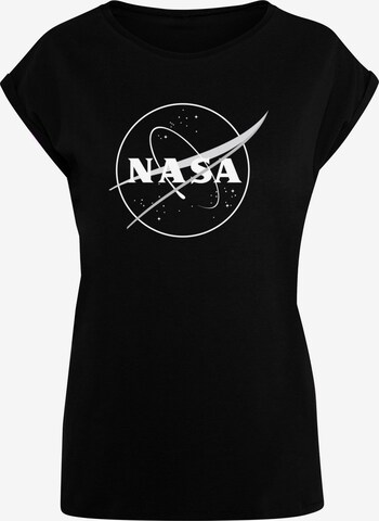 Merchcode T-Shirt 'NASA - Galaxy' in Schwarz: predná strana
