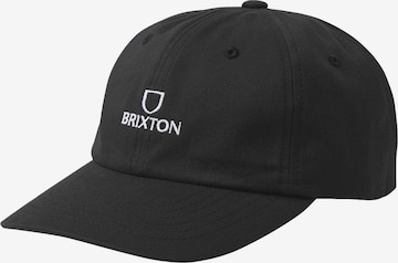 Casquette 'ALPHA' Brixton en noir : devant