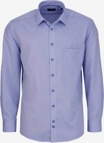 Hatico Regular fit Button Up Shirt in Blue: front