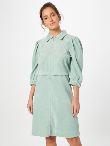 b.young Shirt Dress in Green: front