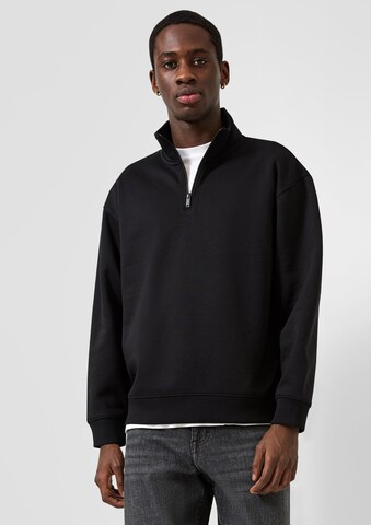 QS - Sweatshirt em preto: frente