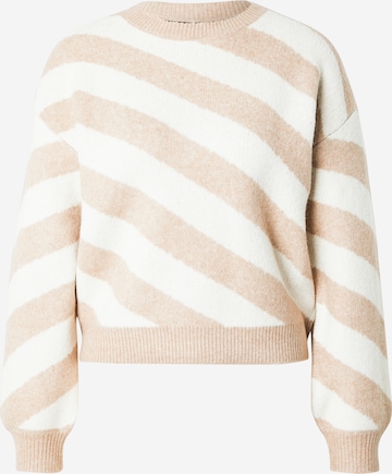 VERO MODA - Jersey en beige: frente