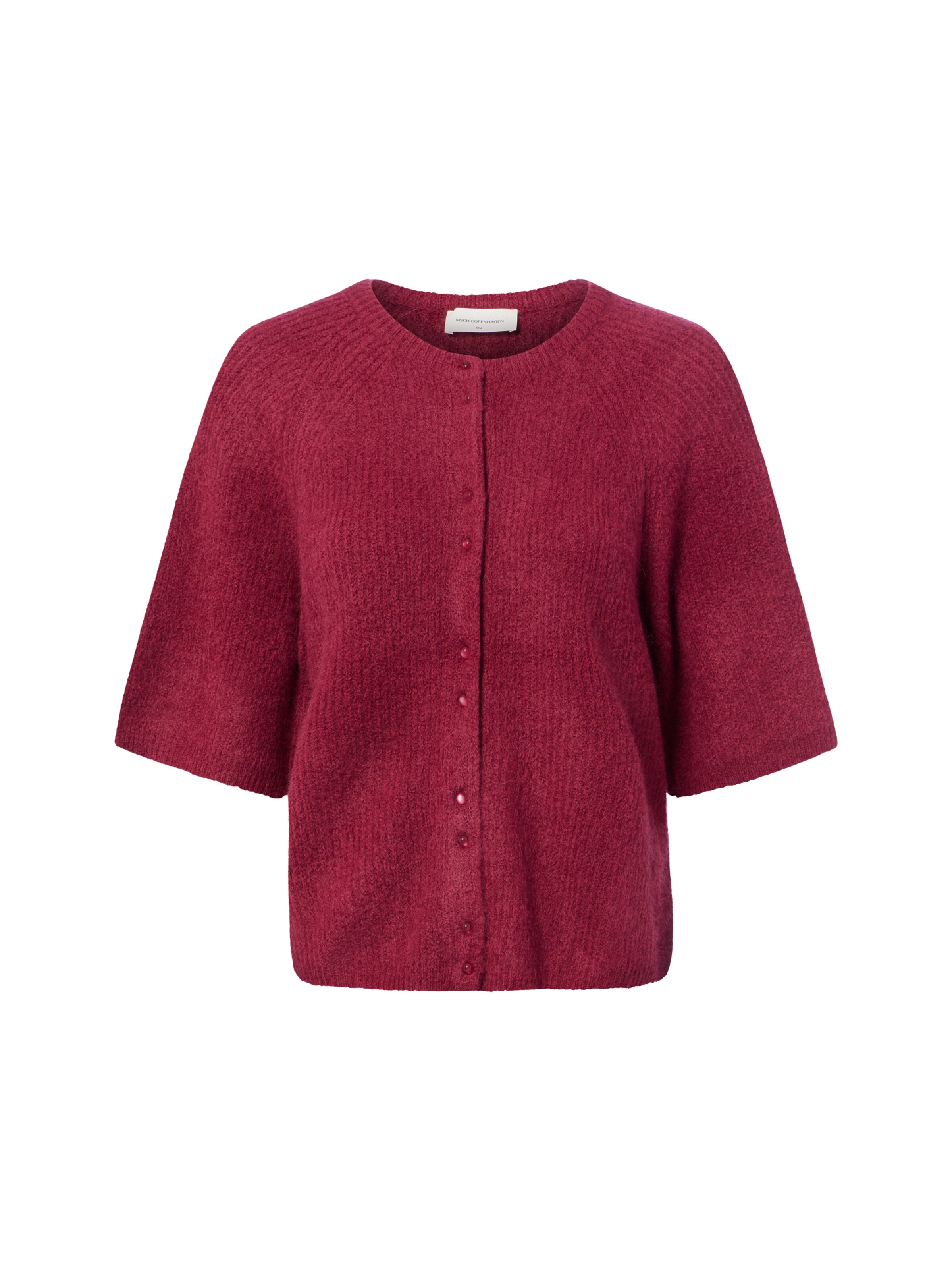 Cardigan MSCH COPENHAGEN en rouge : devant