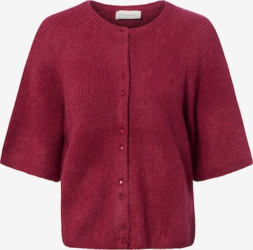 Cardigan MSCH COPENHAGEN en rouge : devant