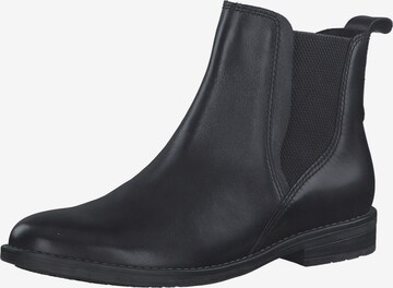 MARCO TOZZI - Botas chelsea em preto: frente