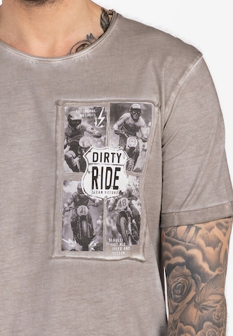 Key Largo Póló 'KLDirty Ride' - szürke
