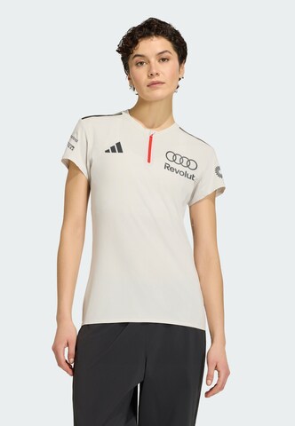 T-shirt fonctionnel 'Audi Formula One Team Engineers & Marketing' ADIDAS PERFORMANCE en blanc
