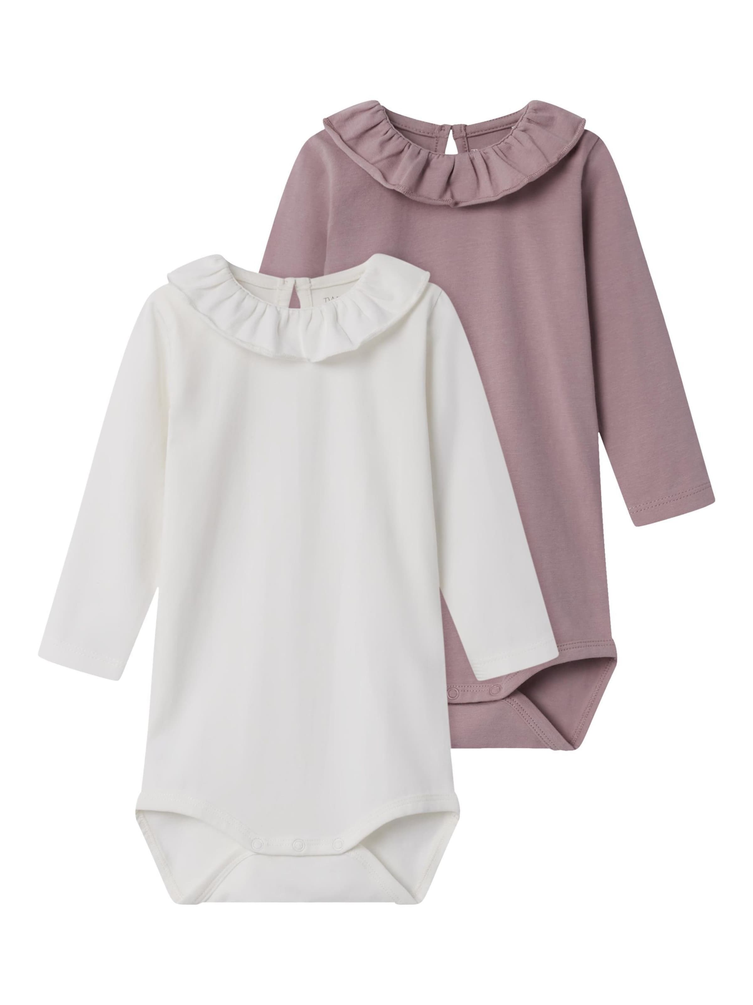 Tutina / body per bambino di TWO SOON in rosa: frontale