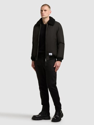 khujo Winterjacke 'Amos' in Schwarz