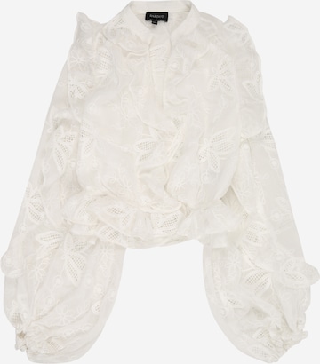 balta Bardot Palaidinė: priekis