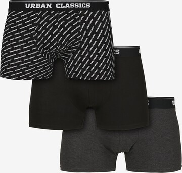 Urban Classics Boxeralsók - szürke: elől