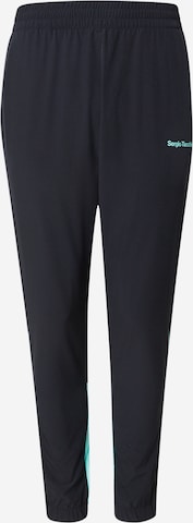 Sergio Tacchini Tapered Housut 'Arcata' värissä musta: etupuoli