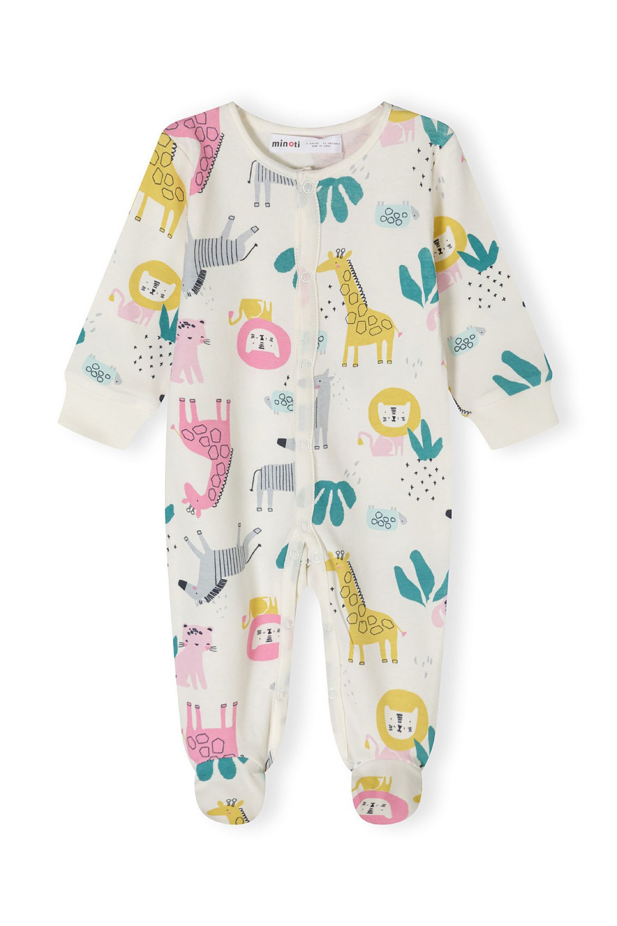 Barboteuse / body MINOTI en mélange de couleurs