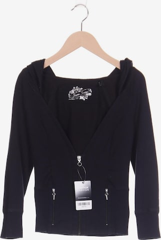 GUESS Sweatshirt & Zip-Up Hoodie in S in Black: front