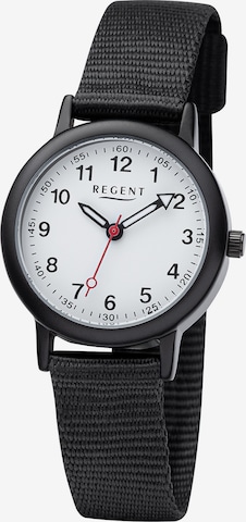 REGENT Watch in Black: front