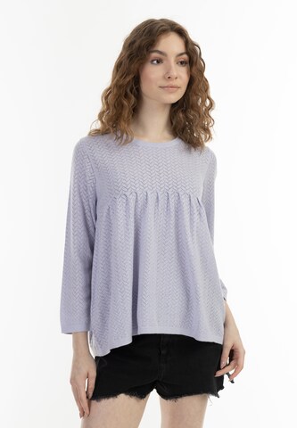 MYMO - Pullover em roxo: frente