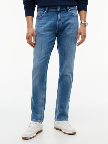Tommy Jeans - Tapered Vaquero 'AUSTIN' en azul: frente
