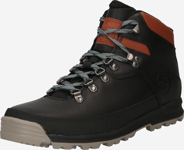 TIMBERLAND Lace-Up Boots in Black: front