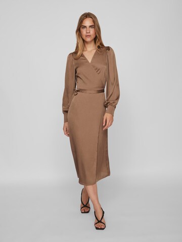 VILA Dress 'Omi' in Brown