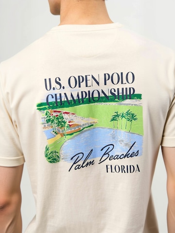 U.S. POLO ASSN. Regular Fit T-shirt ' UMDalha ' in Grau