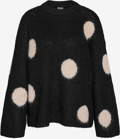 Noisy may Neulepaita 'NMSUTTON' värissä ecru / musta, Tuotenäkymä